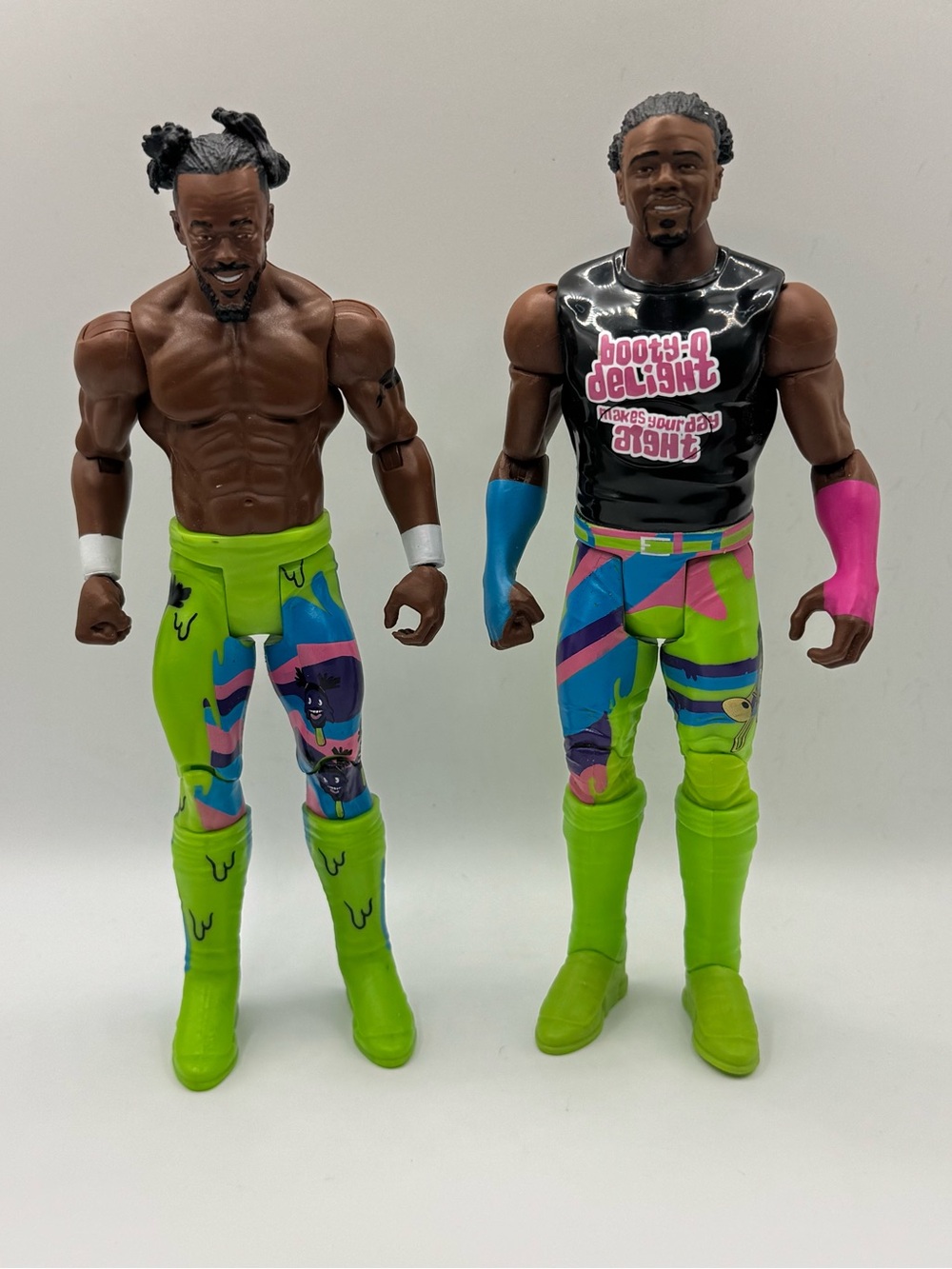 2018 WWE Mattel Basic Series 81 Kofi Kingston & Tough Talkers: Xavier Woods